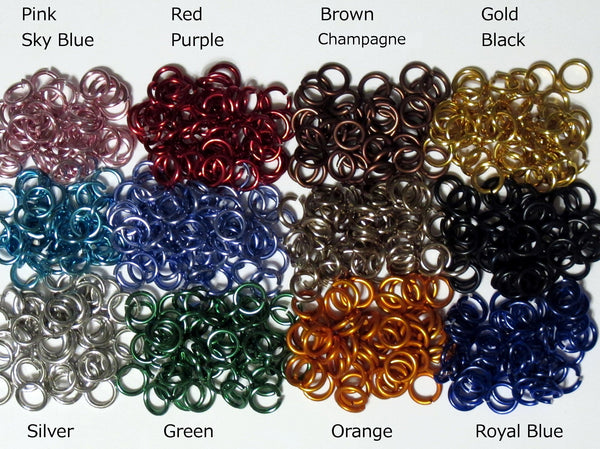 Anodized Titanium Flower Necklace