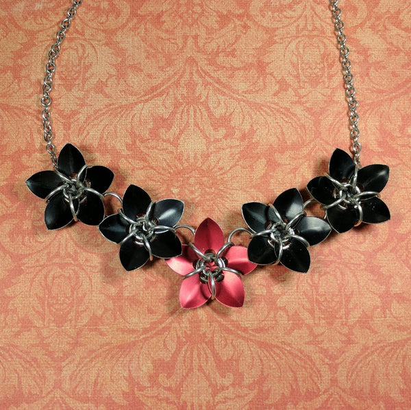 Five Flower Necklace