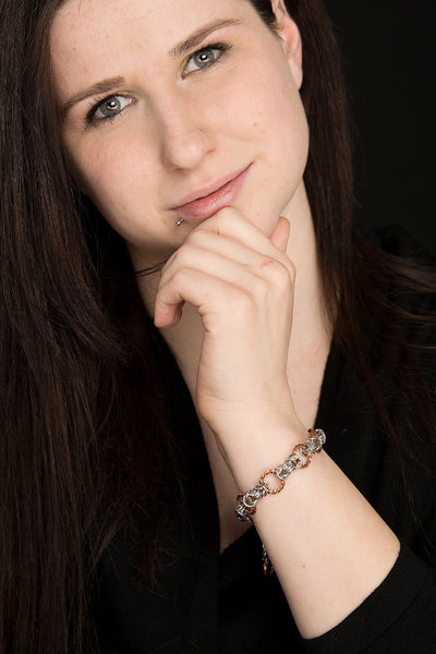 Twisted Copper Byzantine Bracelet