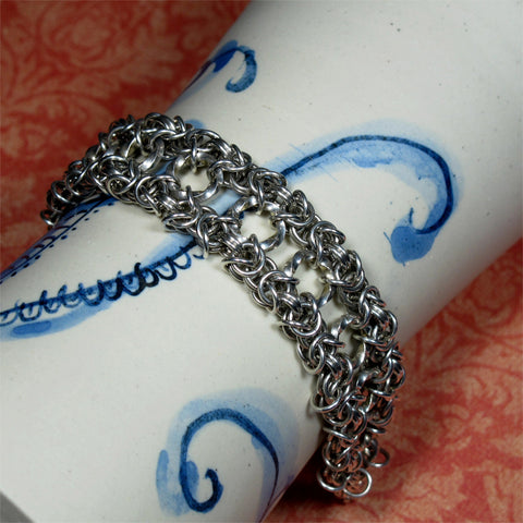 Ladder Byzantine Bracelet