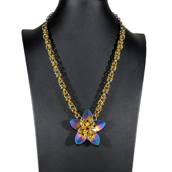 Byzantine Flower Necklace