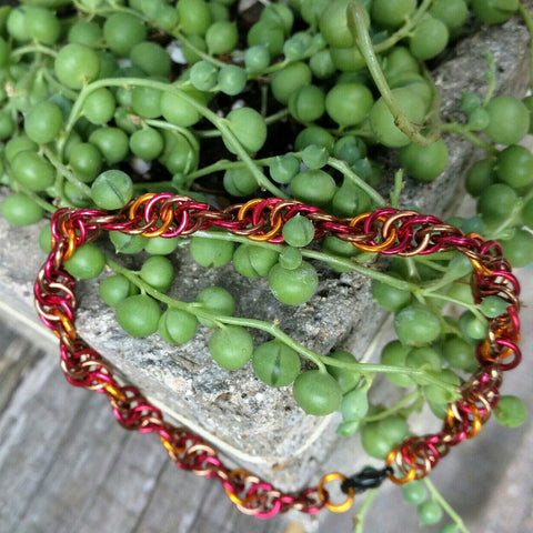 Autumn Spiral Bracelet